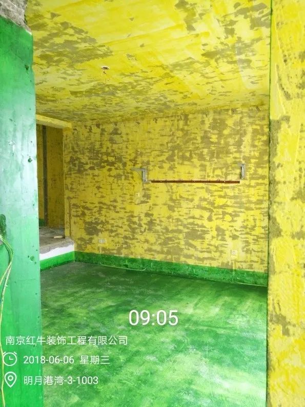 南京明月港灣105平米北歐風格裝修  擁有獨立衣帽間與書房22地固、墻固