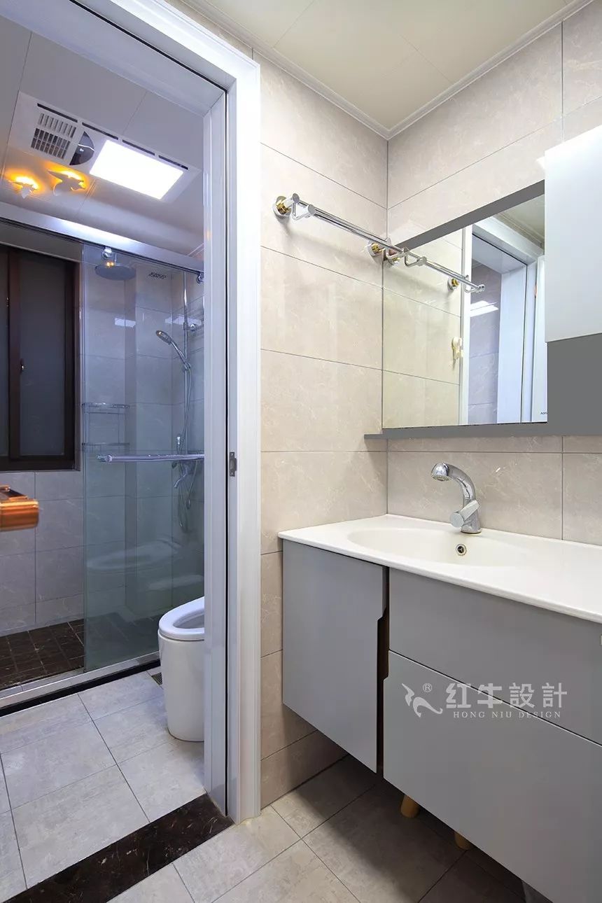 南京融僑觀邸120㎡現(xiàn)代簡約--低調有質感的家居美學12衛(wèi)生間