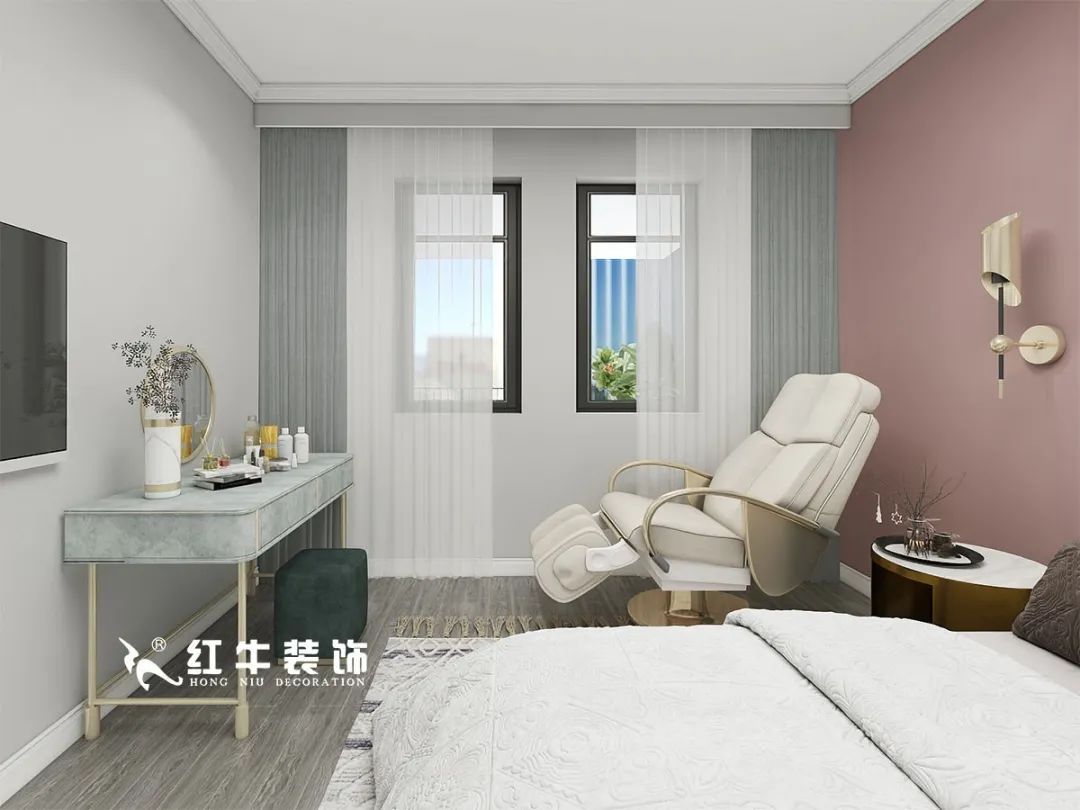 劉萍萍_仙龍灣山莊90㎡輕奢風(fēng)格｜加入一點(diǎn)金屬線條，這個(gè)家高級(jí)又溫柔！09