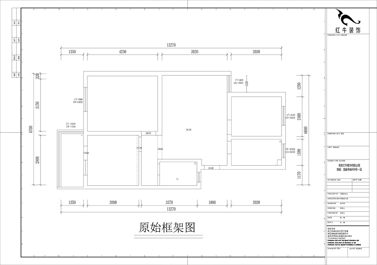 孟宪涛｜宁康苑12-3-205-84㎡-简约风格｜3室1厅1卫｜老房装修｜定制家￥113603｜全包12万｜00_01原始框架图